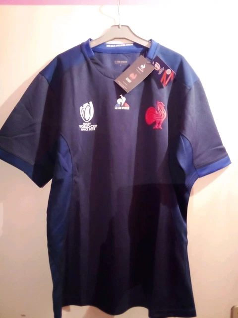 Maillot Rugby Equipe de France édition Word Cup 2023 taille XL Maillot Rugby Equipe de France édition Word Cup 2023 taille XL