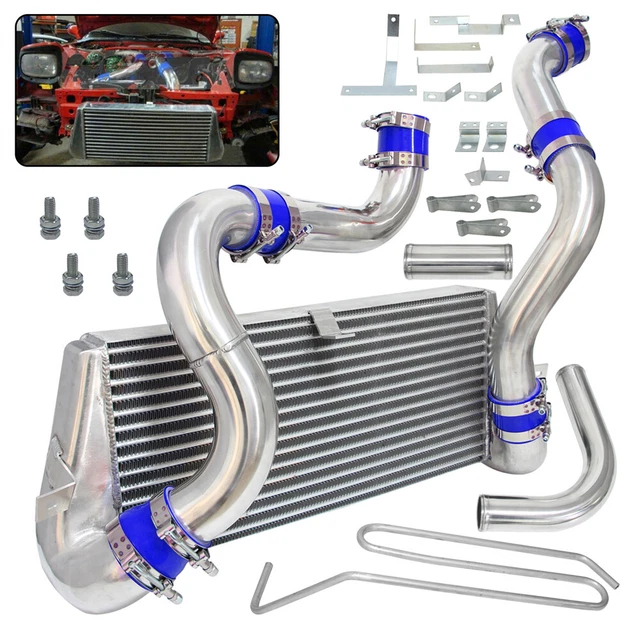 TURBO BOLT ON Front Mount Intercooler Kit For Mazda RX7 RX-7 FD3S FD3 ...