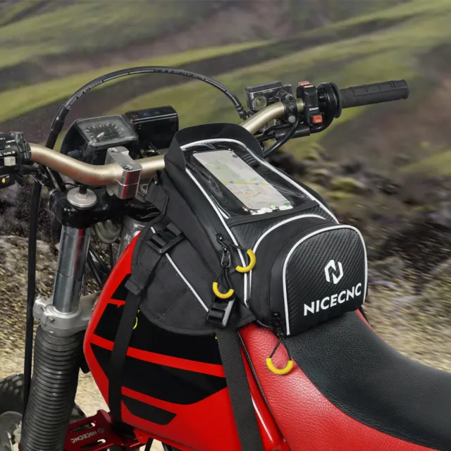 Universal Motorbike Tank Bag Magnetic Motorcycle Phone Pack Luggage Waterproof