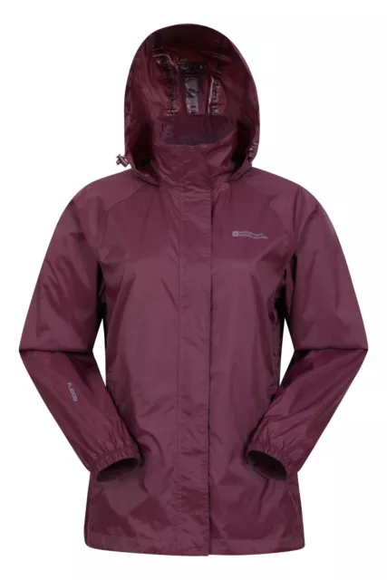 Mountain Warehouse Pakka Women's Waterproof Jacket Packable Ladies Foldaway Hood