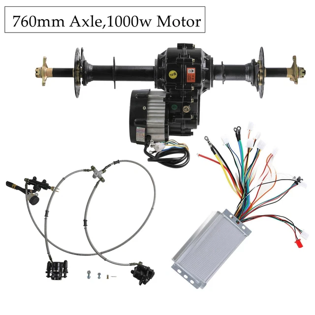GO KART GOLF Cart 48v 1000w Electric Differential Motor 30" Rear Axle