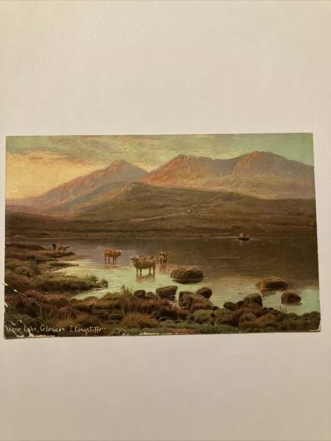 Cloone Lake, Glencar - Postcard - S Hildesheimer - E Longstaffe - 1914