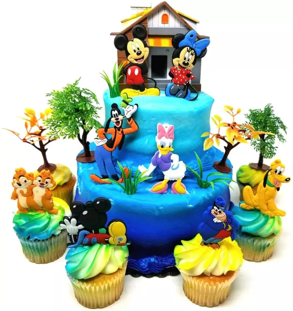 Mickey Mouse Clubhouse Birthday Cake Topper Set Featuring Minnie Mouse BRAND NEW