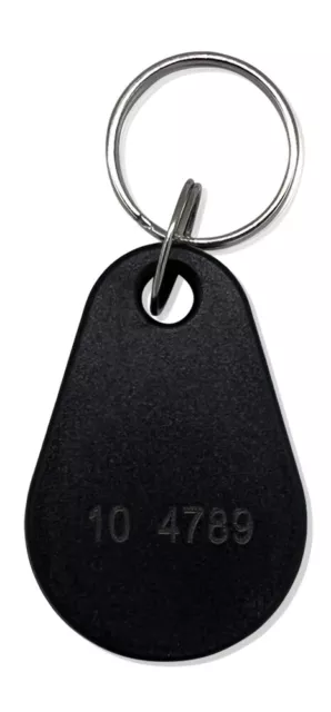 2 AWID 26 Bit Format Compatible Thin Teardrop Key Fobs