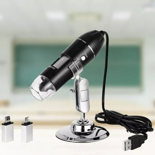 Digital Microscope Camera 3 in 1 C Type USB Electron LED Magnifier Microscopes