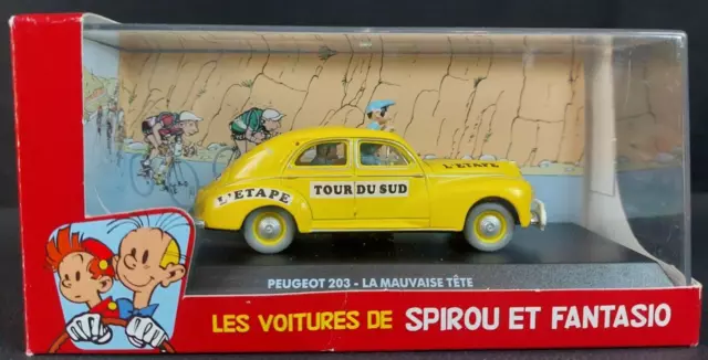 Les voitures de Spirou et Fantasio - Peugeot 203 - La Mauvaise Tête