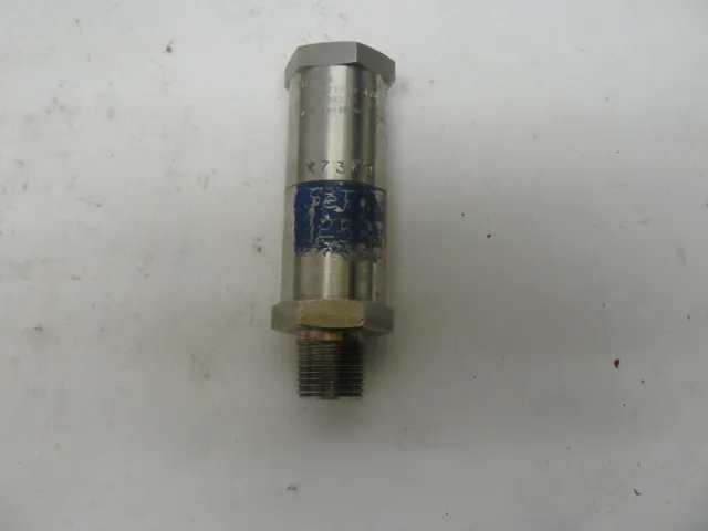 Circle Seals 5132T-4MP-175 inline relief valve set at 125 psig