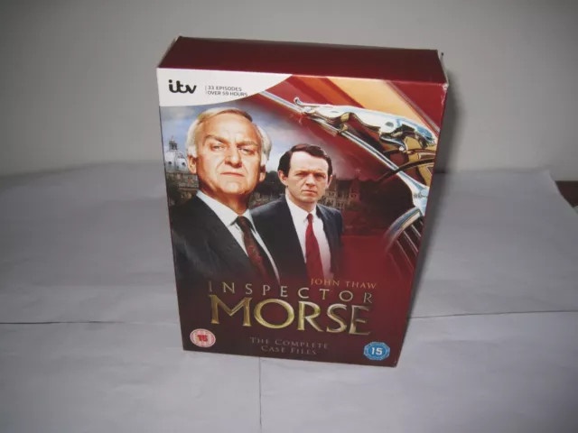 John Thaw Inspector Morse  The Complete Case Files 33 Episodes With 3 Hour Bonus