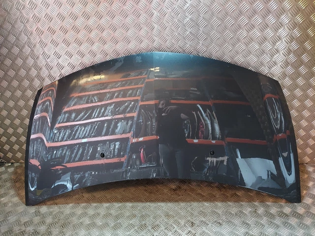 Capot Moteur Pour Renault Clio III Phase 2 – Code Couleur TEKNG (42-1), Occasion Avec Peinture Légèrement écaillée