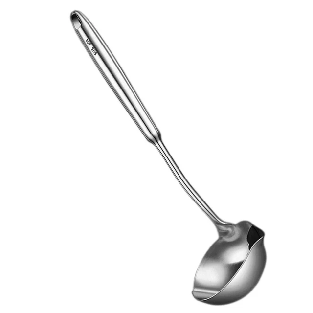 Mestolo Da Cucina 300ml - In Acciaio Inox, Manico Lungo, Per Zuppe E Salse
