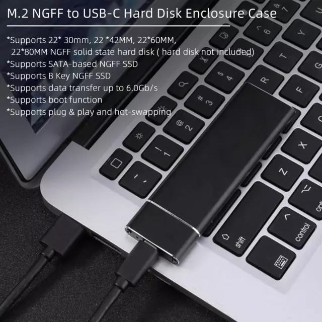 ADAPTATEUR M.2 NVME SSD vers USB 3.1, Gen 2, 10Gbps, 2242/2260/2280 EUR  19,98 - PicClick FR