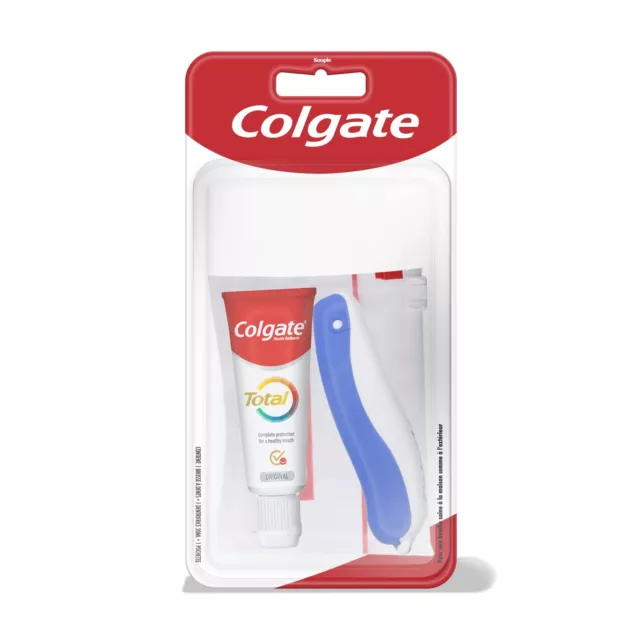 Colgate Total Original Kit Voyage: Mini Brosse à Dents et Dentifrice