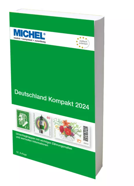 MICHEL Stamp Catalogue Germany Compact 2024 New Formerly Junior