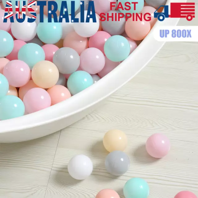 400/800PCS Ocean Ball Pit Balls Play Kids Plastic Baby Toy Colourful Playpen Fun