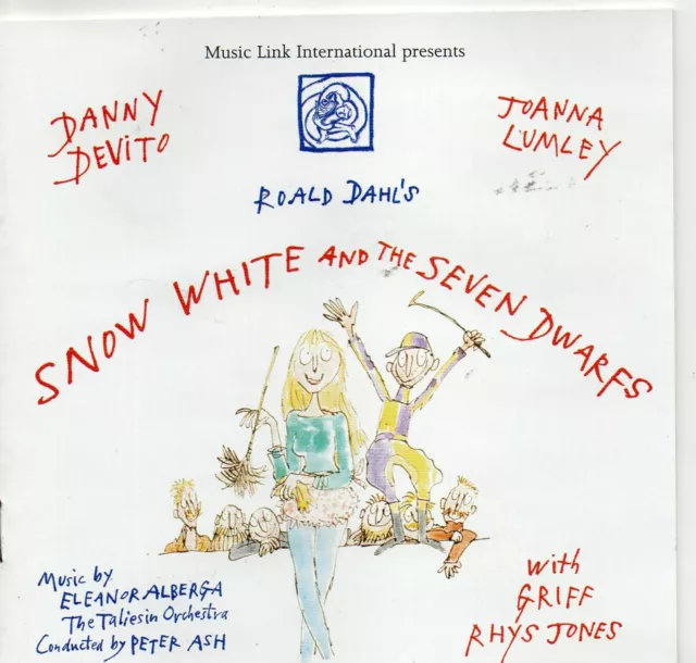 Roald Dahl’s SNOW WHITE AND THE SEVEN DWARFS Danny Devito, Joanna Lumley cd