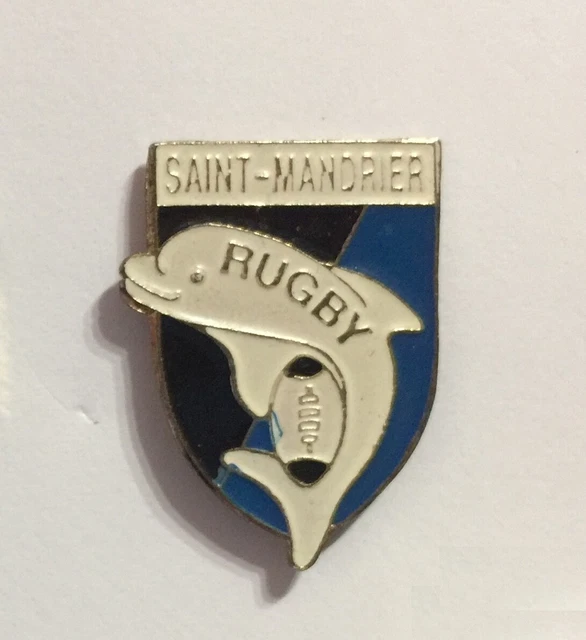 PIN'S LAPEL PIN Pins Sport Rugby Club Saint- Mandrier Animal Dauphin ...