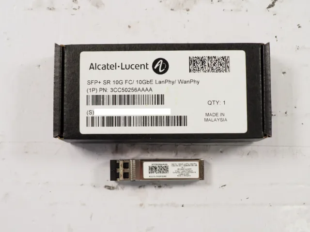 ALCATEL-LUCENT 3CC50256AAAA SFP+ SR 10G FC / 10GbE LanPhy / WanPhy Transceiver