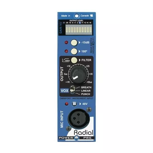 Radial Engineering Power Mic Preamp  500 Series