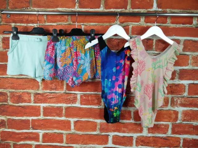 Girls Bundle Age 5-6 Years Next M&S Speedo Swimsuit Shorts Summer Beach 116Cm