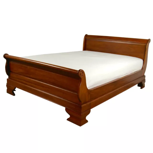Mahogany Sleigh Bed King Size New In Stock