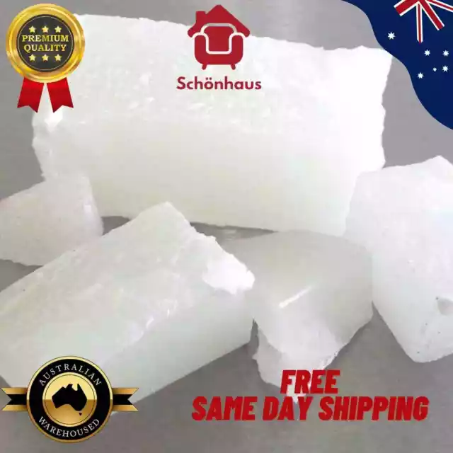 1KG Paraffin Wax Unscented Pure DIY Cosmetics Waxing Soap Candle Making Vegan