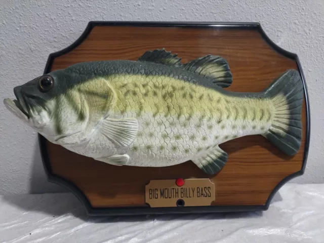 Vintage Big Mouth Billy Bass 1999 Gummy Industries Tested & Works Singing Fish