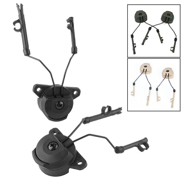 1 pc Peltor Comtac ARC Headset Adapter Headphone Tactical Helmet Railway Airsoft