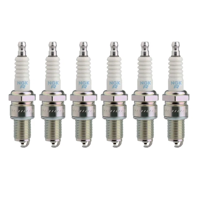 Set Of 6 High Quality Iridium Gold SPARK PLUGS For replacement BPR6E 7822