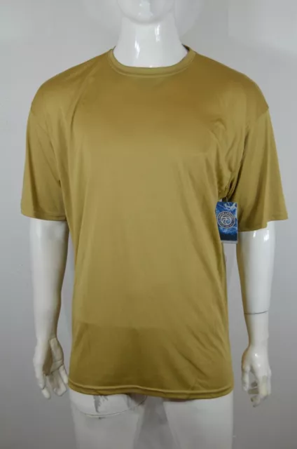 Vapor Apparel Men's T shirt 3XL Fishing Flag UPF+50 Sun Protection Wet Sand NWT