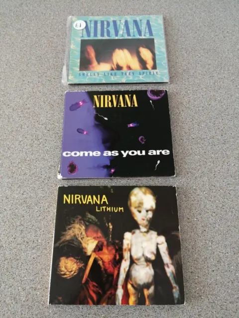 Nirvana ¦ Job-lot CD Singles ¦ Teen Spirit, Lithium & Come As You Are | 1991 ¦