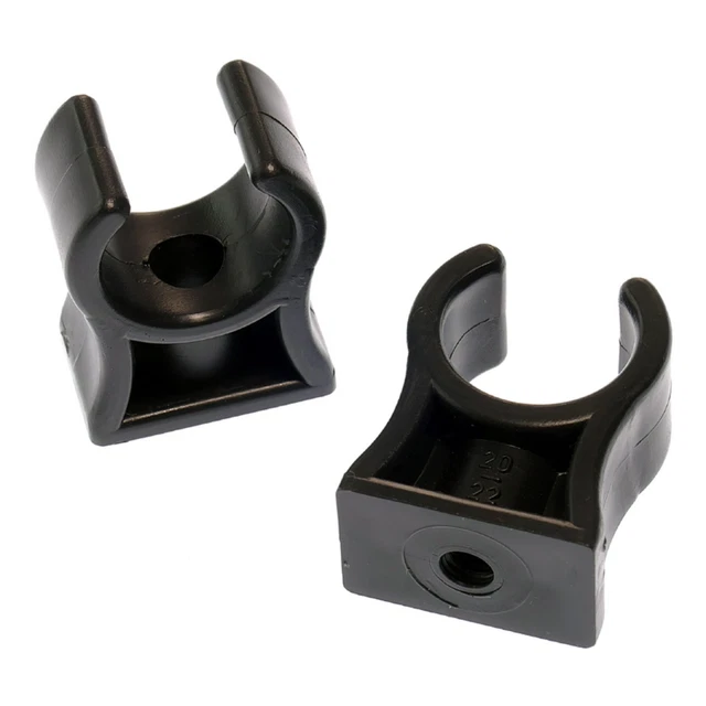 Morsetto tubo RKPS 28 (100 pezzi), Ø interno 28-30 mm clip tubo supporto tubo plastica