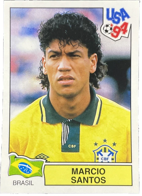 PANINI WORLD CUP Story USA 94 234 MARCIO SANTOS Brazil 2 99 panini-world-cup-story-usa-94-234-marcio-santos-brazil-2-99