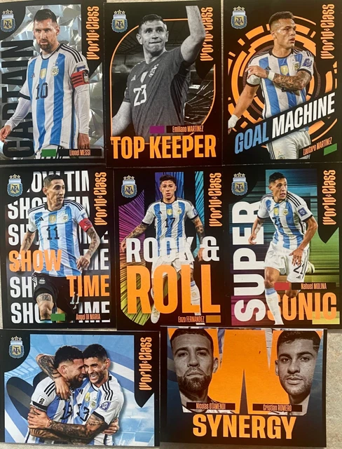 World Class Sticker PANINI FIFA WORLD Class Sticker 2024 Special Team 172-179 Argentina ...