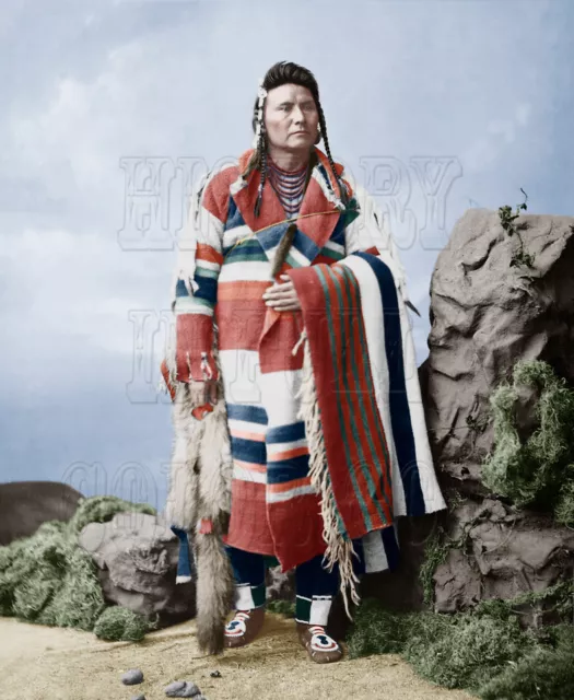 Chief Joseph Nez Perce Native American Indian Color Photo - 523670