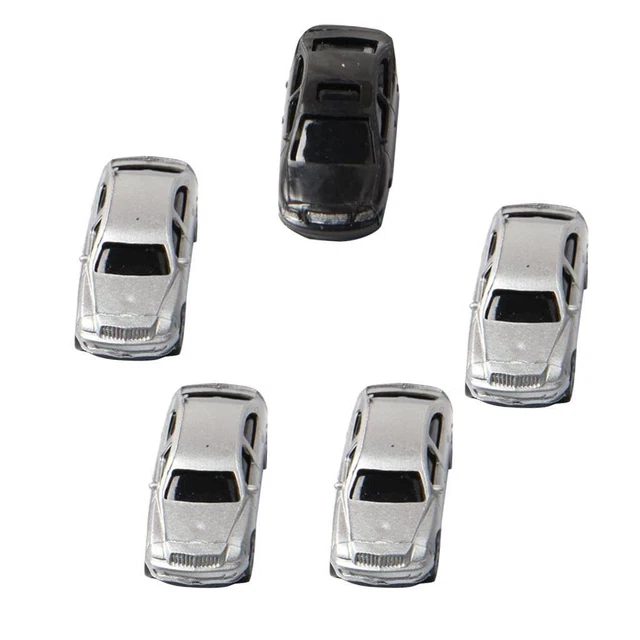 Lot De 10 Voitures Miniatures 1/87 Amagogo - Pour Train Échelle HO/TT