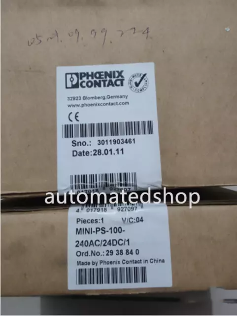 2938840 MINI-PS-100-240AC/24DC/1 Phoenix power supply brand new