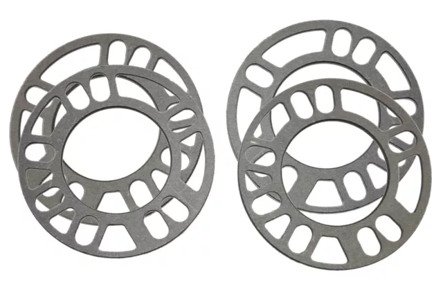 5MM ALU SPURVERBREITERUNG SCHEIBEN UNIVERSAL KOMPLETTSATZ 4 - 4x100 4x108 4x114.3