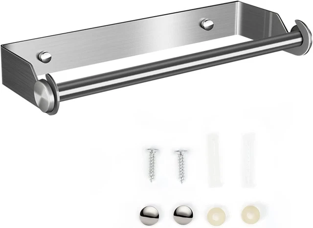 Porta Rotolo Carta Da Cucina Adesivo - Senza Foratura, Per Cucina E Bagno - Foto 3