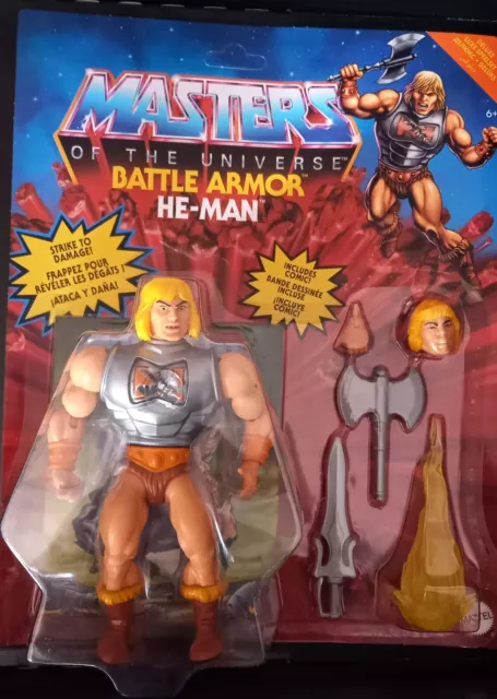 Mattel Masters of the Universe Origins Deluxe He-Man Actionfigur 14cm (GVL76)