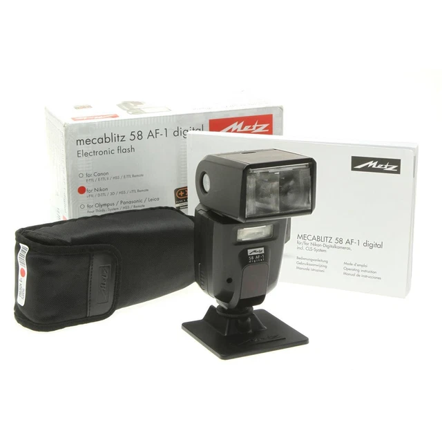 Metz Mecablitz 52 AF-1 TTL Touchscreen Shoe Mount Flash for Nikon DSLRs