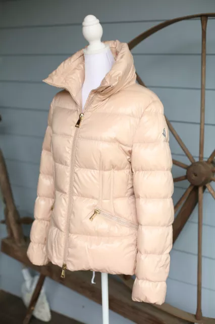 LNWOT Moncler Daphne Stand Collar Down Puffer Jacket Size 2 / Medium Blush 3