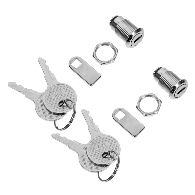2 Sets Tool Box tool box locks with keyss Keys Rv Compartment tool box locks wit