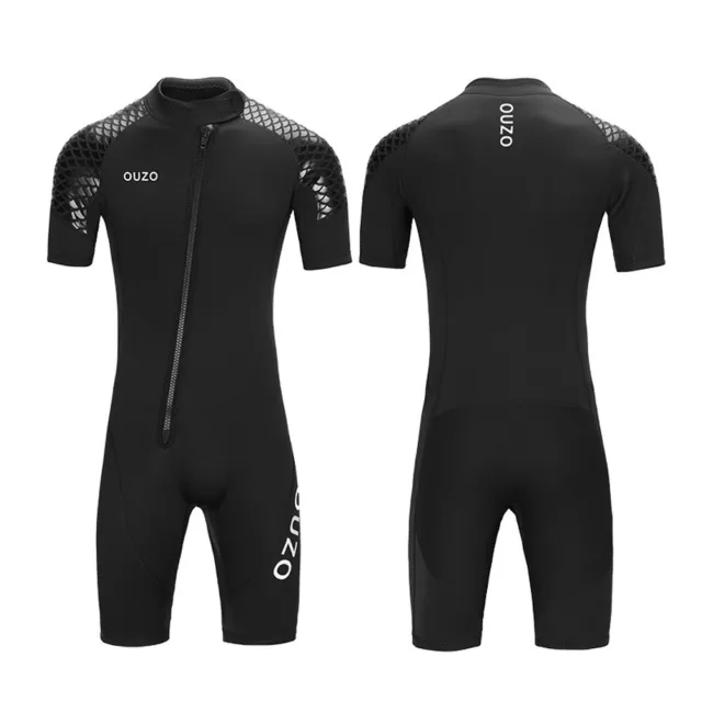 3MM Short Sleeve Swimwear Neoprene Surfing Suits Womens Mens Scuba Diving Suit