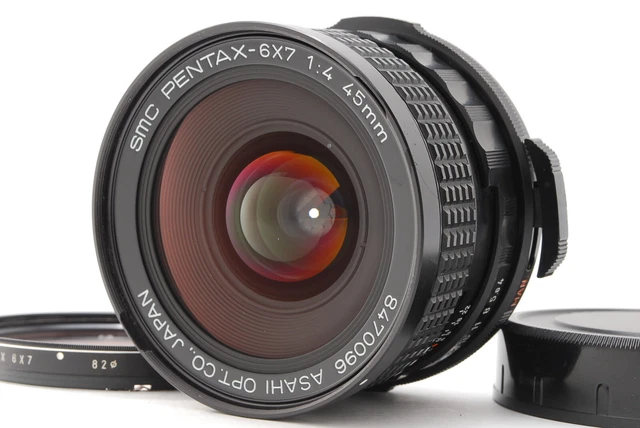 [ Mint pentax Smc 6x7 45mm F/4 Objectif Grand Angle 6x7 67 67II a66 Large Japon