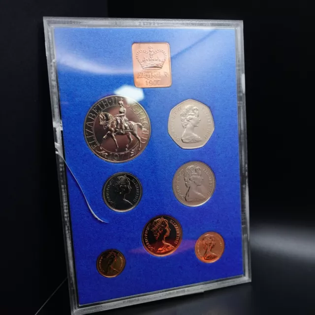 1977 Royal Mint Coinage of Great Britain and Northern Ireland Proof Set
