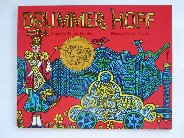DRUMMER HOFF ~ Vintage Children's Book Caldecott Medal ~ Ed Barbara Emberley PB
