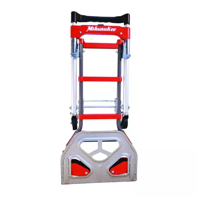 Milwaukee Folding Hand Truck Dolly Cart 300 lb Capacity Convertible Fold Up