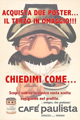 Poster Manifesto Locandina Pubblicità Stampa Vintage Aperitivo Cordial Campari 2