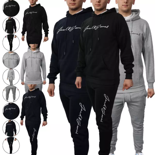 Ex-Store Mens Tracksuit Set Fleece Fashion Front Designer Hoodie Jogging Bottoms