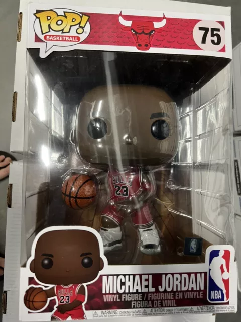 Funko Jumbo Pop! Basketball 10 Michael Jordan NBA Bulls Vinyl Figure